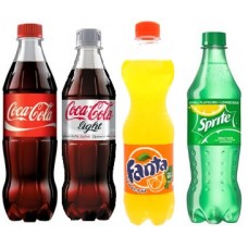 80. Coca-Cola / Coca-Cola light / Fanta, Sprite (0.5l)